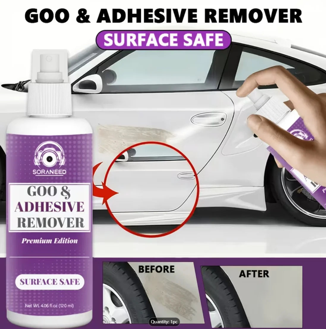Adhesive Remover Spray – Labels, Glue & Tape | 100ml