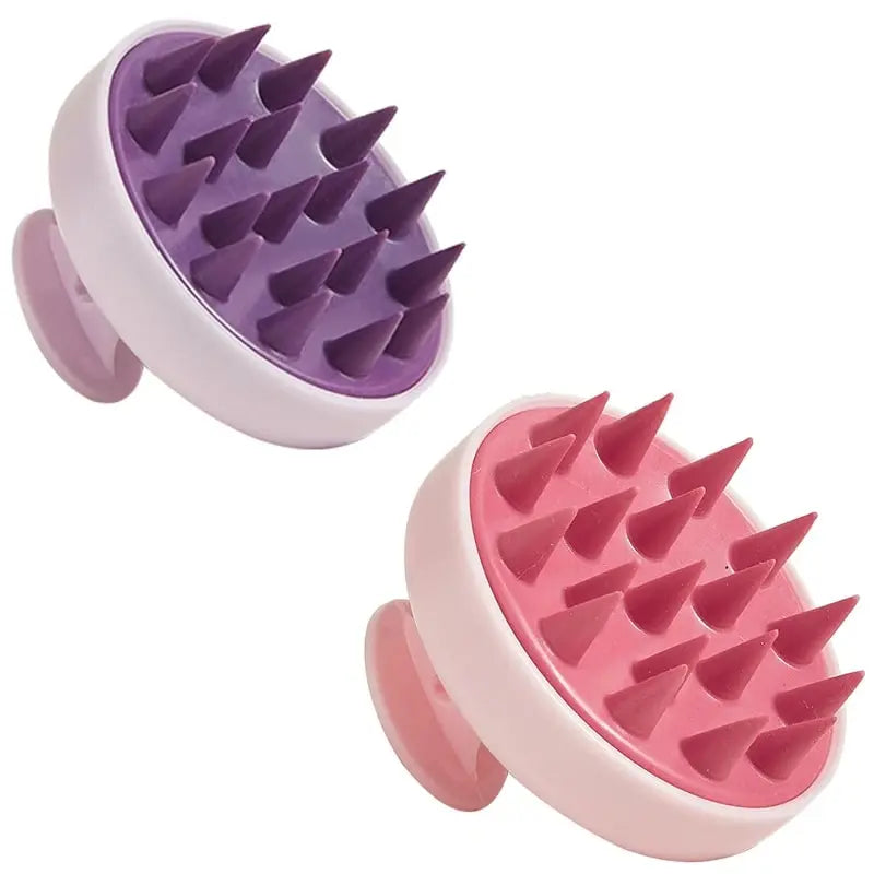 Silicone Scalp Massage Brush – Shampoo & Shower Body Comb
