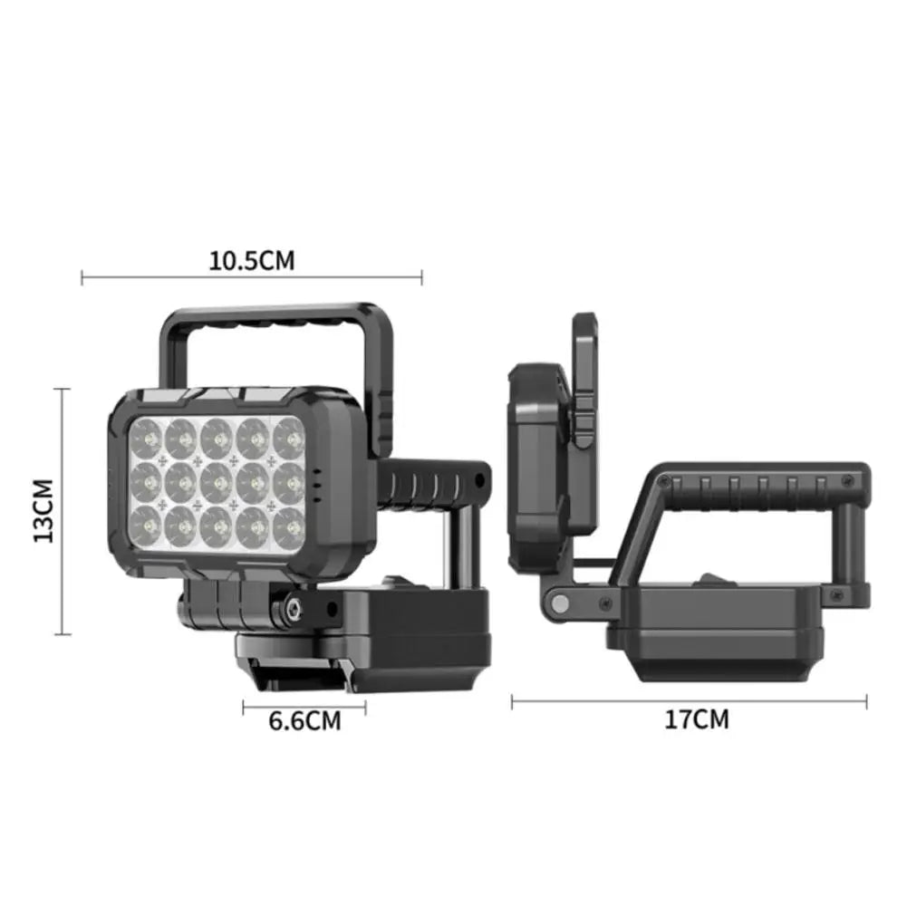 Cordless LED Work Light for Makita 18V Battery | Dual USB Cordless Work Light Peaceful Pleasures Health and Wellness