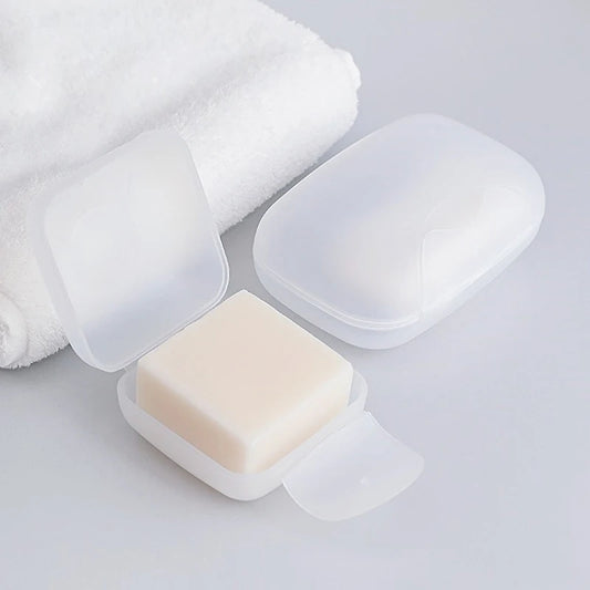 Portable Travel Soap Box – Waterproof Plastic Case with Lid Travel Soap Box Peaceful Pleasures Health and Wellness