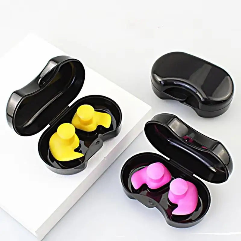 Swimming Earplugs & Nose Clip Set, Silicone Waterproof Noise-Reducing Sleep Plungers, Swimming Accessories for Adults & Kids Peaceful Pleasures Health and Wellness