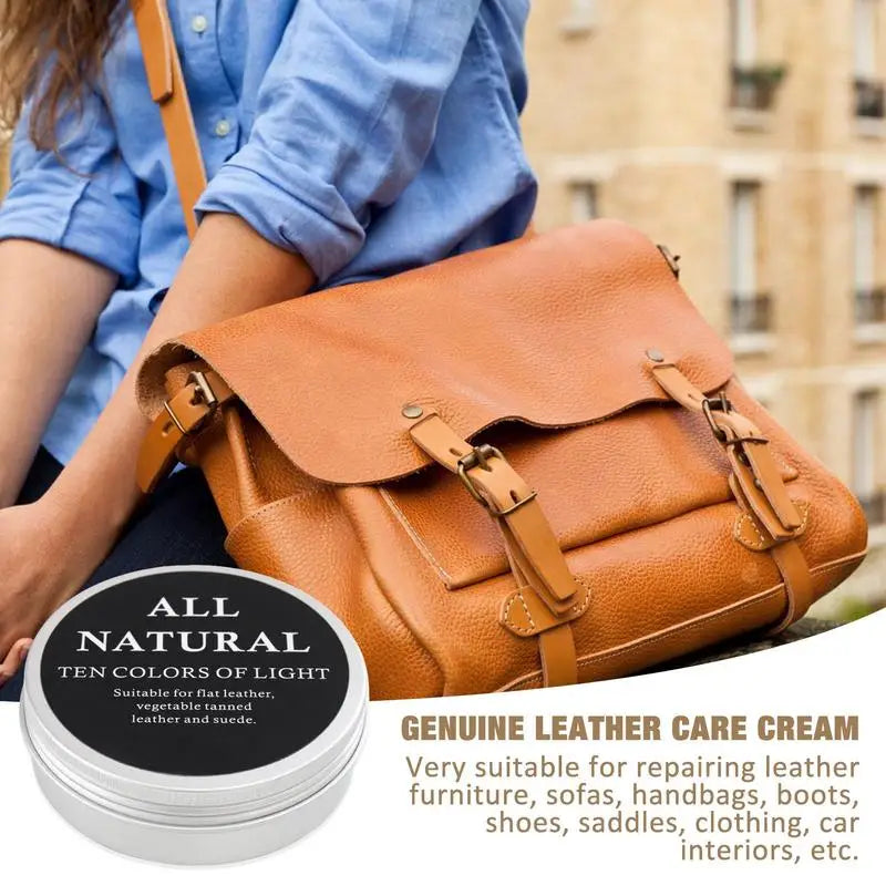 30/50/100g Leather Care Cream Mink Oil Cream For Leather Shoes Bags Leather Maintenance Cream Practical Leathercraft Accessories Peaceful Pleasures Health and Wellness