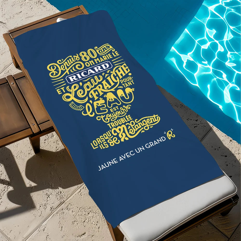 Quick-Dry Beach Towel | Soft Pool Towel for Travel, Gym & Camp