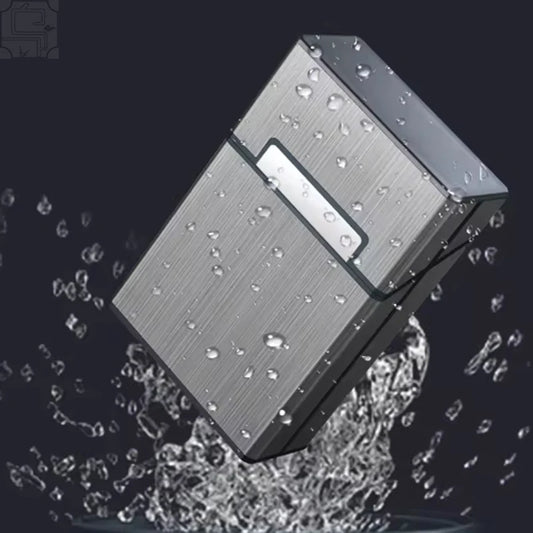 Portable Slim Aluminum Cigarette Case Regular King Holder Tobacco Peaceful Pleasures Health and Wellness