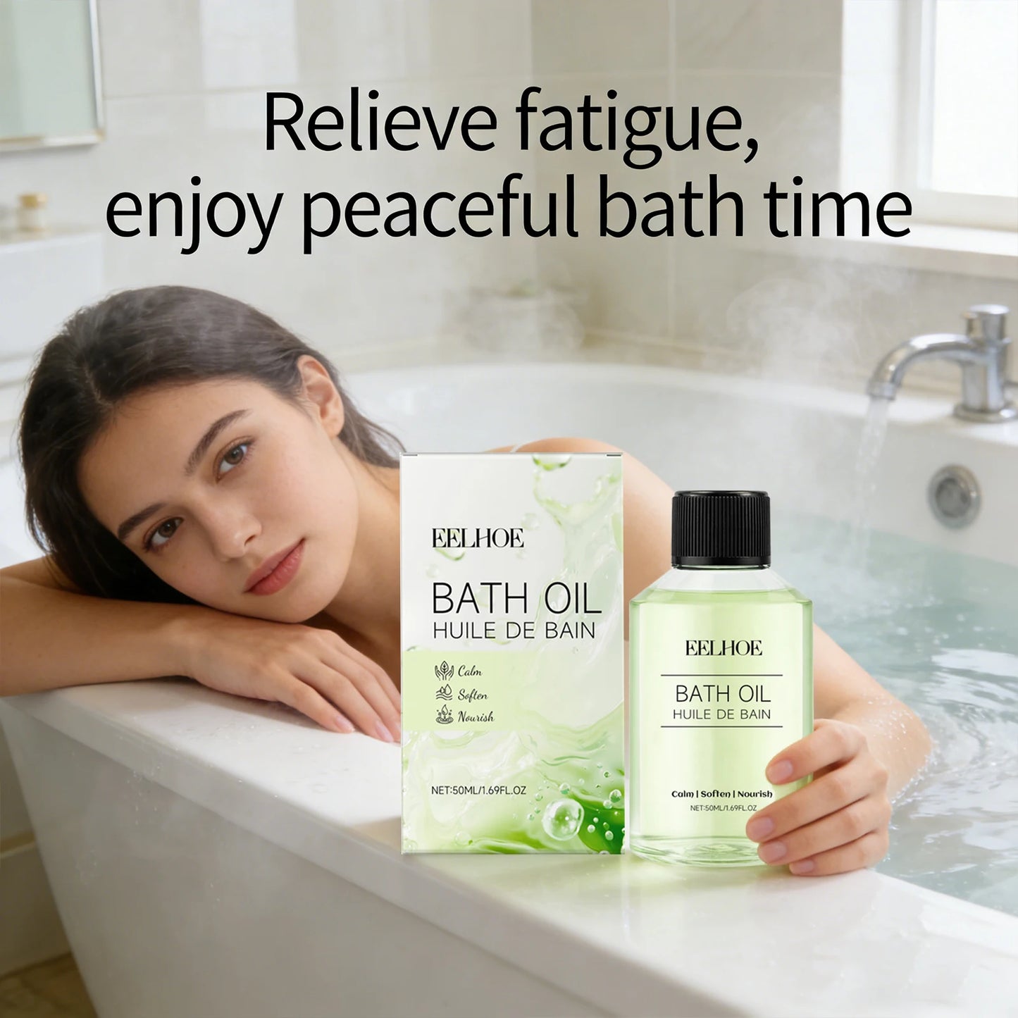 Moisturizes Bath Oil Remove Dirt Soothes Muscles Relieve Stress Promotes Relaxation Long Lasting Fragrance Body Care Shower Oil Peaceful Pleasures Health and Wellness