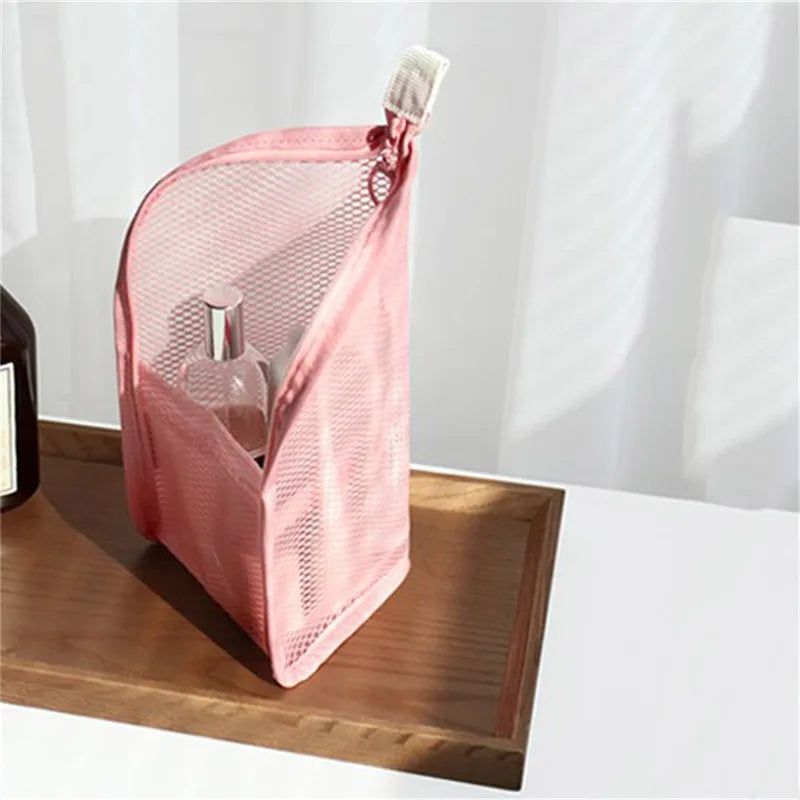 EVA Mesh Cosmetic Bag – Travel Makeup Organizer Pouch