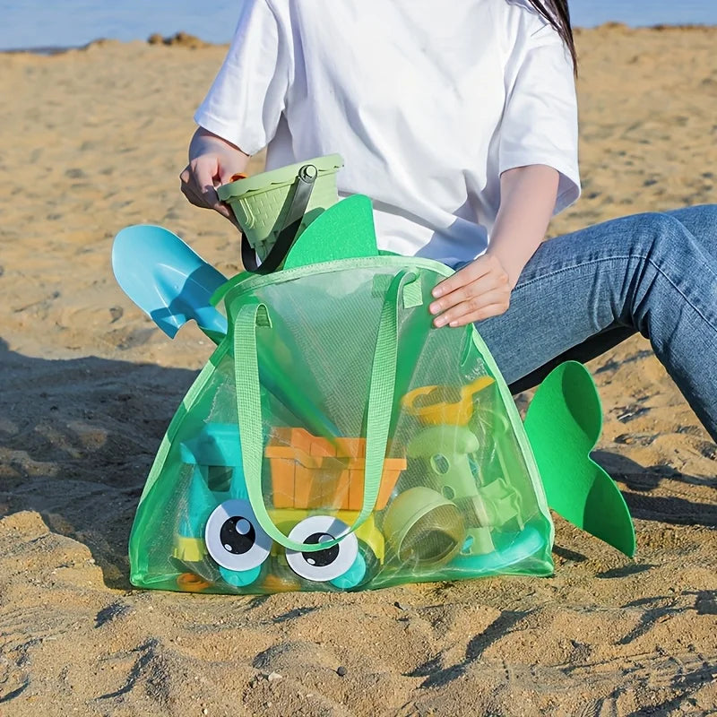 Large Mesh Beach Bag – Family Pool Tote for Toys & Travel