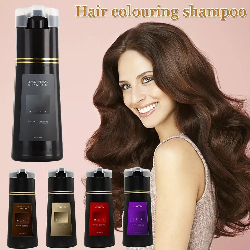 PHANSTA Hair Dye Shampoo Hair Instant Dye Shampoo,Hair Dye Coloring Shampoo For Gray Hair Long Lasting Nourish For Men Wome K7W0 Peaceful Pleasures Health and Wellness