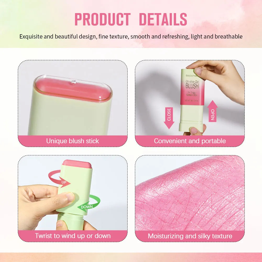 ibcccndc Cream Blush Stick – Cheeks, Eyes & Lips Korean Makeup