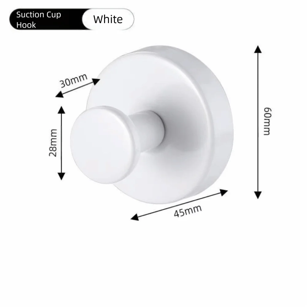 Traceless Suction Cup Hooks | No-Drill Stainless Steel Door Hook