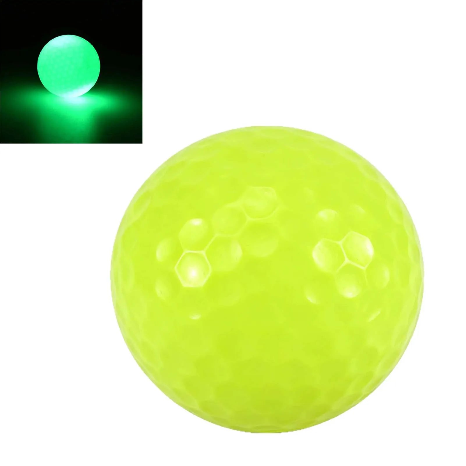 Glow Golf Balls for Night Reliable Material Practice Golf Sports Balls Suitable for Father's Day Christmas Peaceful Pleasures Health and Wellness A