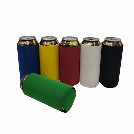 500mlCan Cooler Sleeves Beer/Energy Drink Blank Skinny Premium Quality Blank Neoprene 16oz Can Holders Beverage Thermocoolers Peaceful Pleasures Health and Wellness 6PCS 2