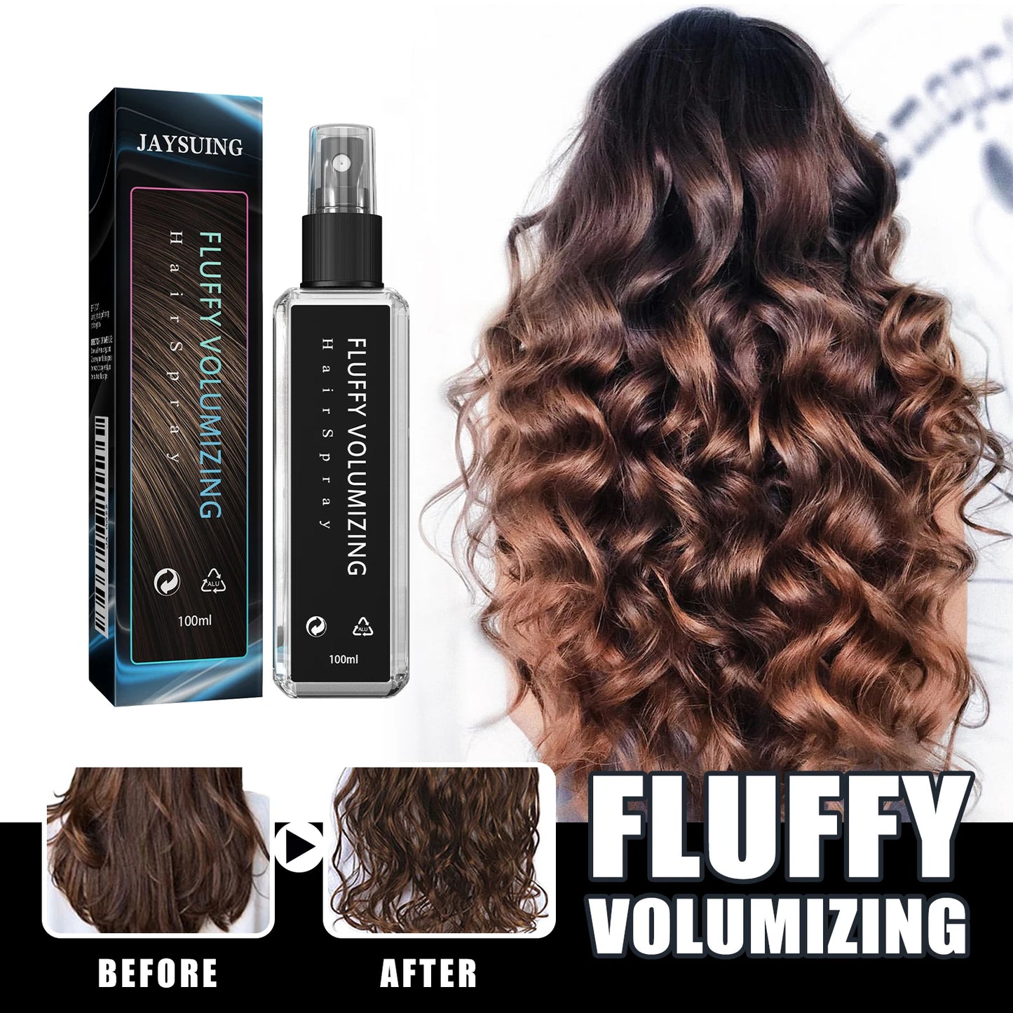 Styling Spray Fast Acting Long Lasting Adds Instant Volume Texture Thickness and Light Hold Texturizing Thickenin Peaceful Pleasures Health and Wellness