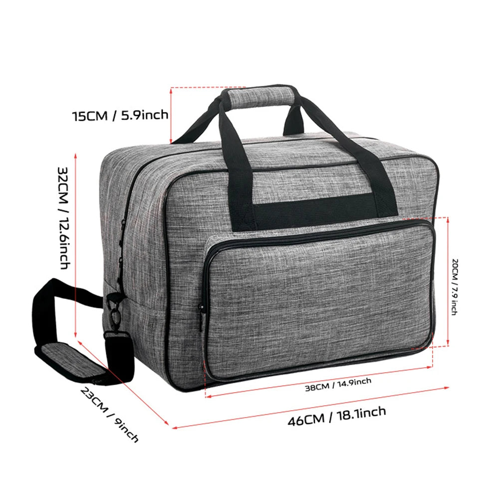 Portable Sewing Machine Carrying Bag – Dustproof Protective Case with Storage Pockets for Threads & Accessories Peaceful Pleasures Health and Wellness