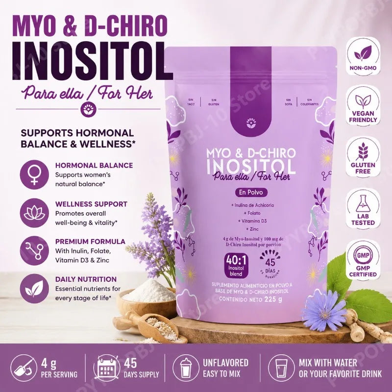 Myo & D-Chiro Inositol Powder 40:1 | Folate, D3 & Zinc