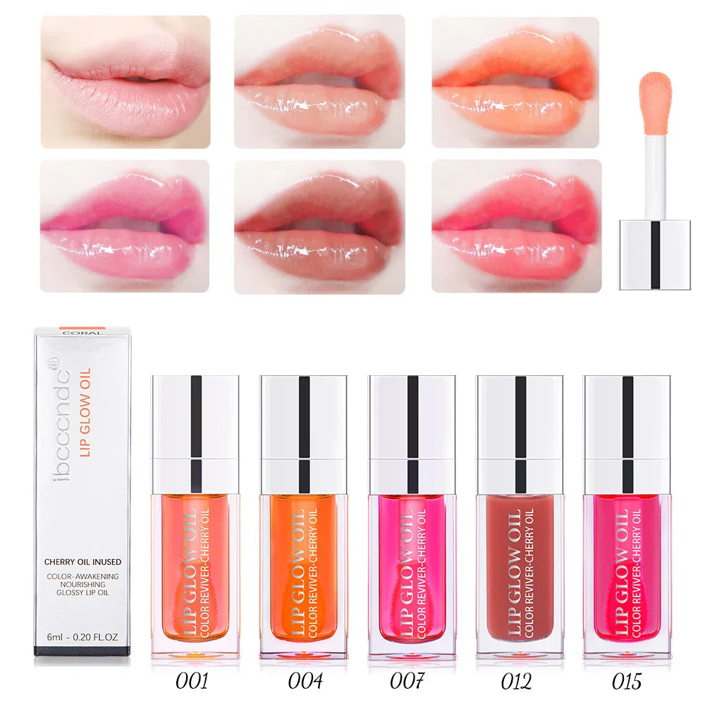 Lakerain Crystal Jelly Lip Glow Oil – Tinted Hydrating Gloss
