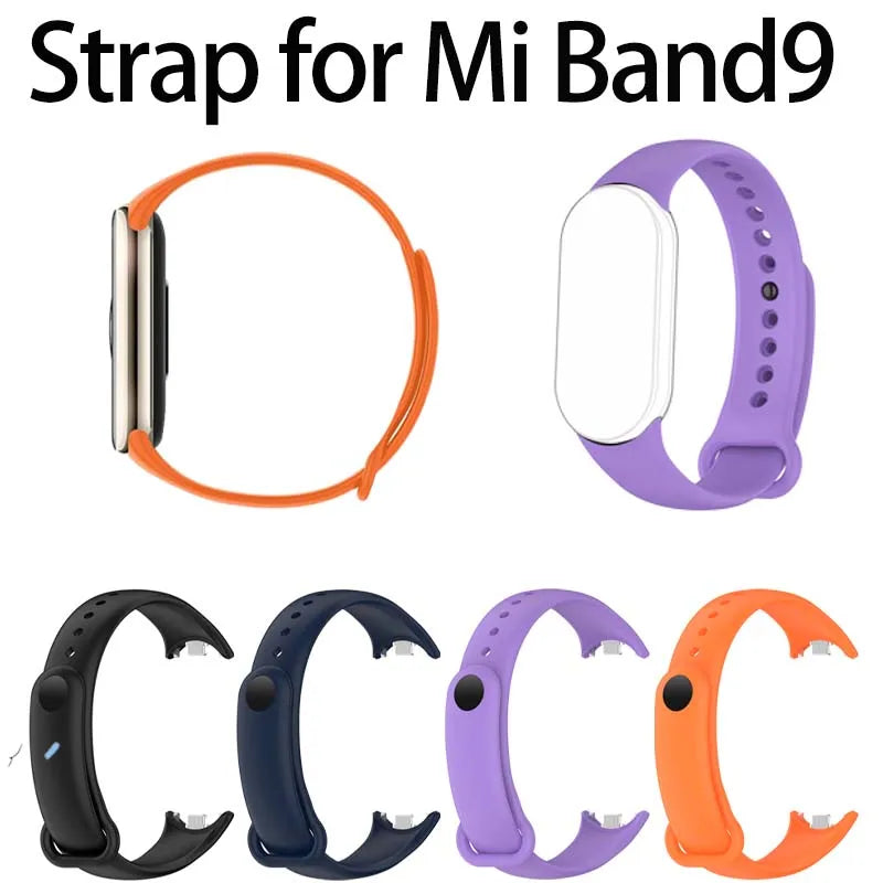 Silicone Sport Band for Xiaomi Smart Band 9 & Mi Band 8 Peaceful Pleasures Health and Wellness