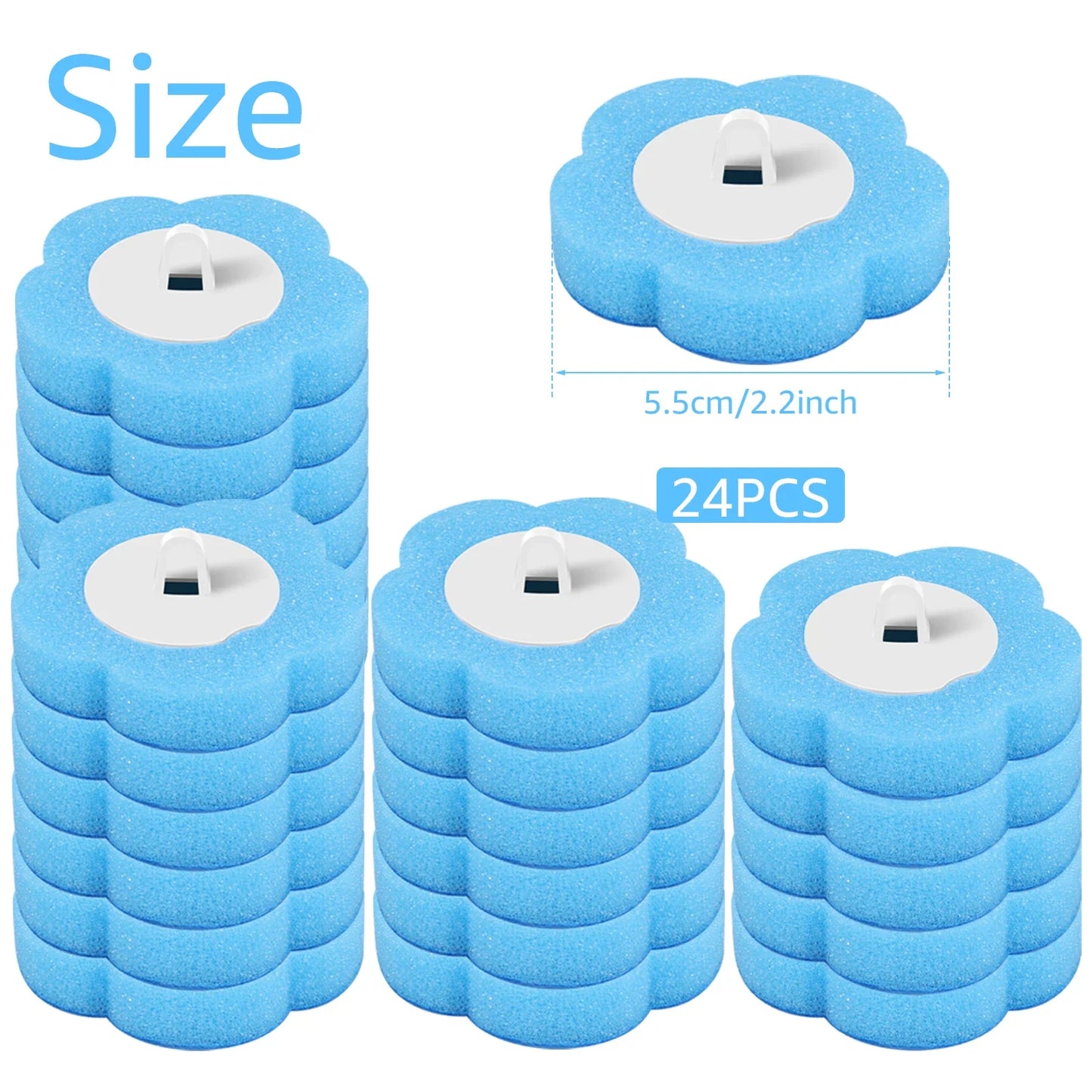 Wall-Mounted Disposable Toilet Brush Set | 18/36 Replacement Heads