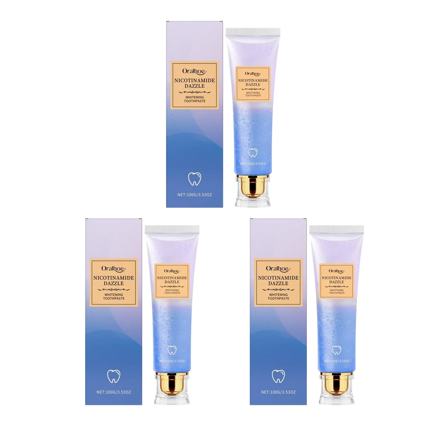 Oralhoe Niacinamide Whitening Toothpaste – Stain & Plaque Remover