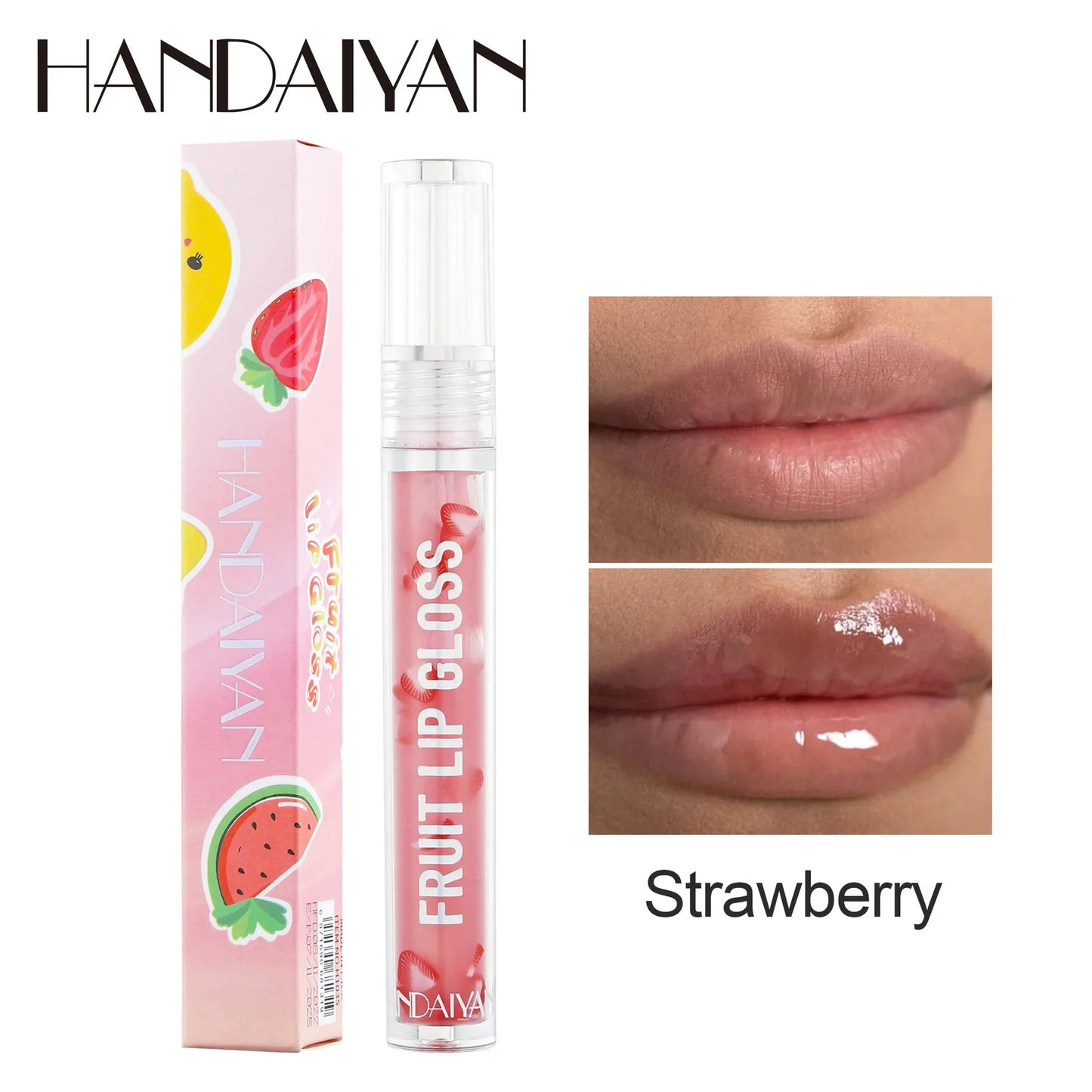Handaiyan Fruity Lip Oil – Glossy Mirror Hydrating Lip Gloss