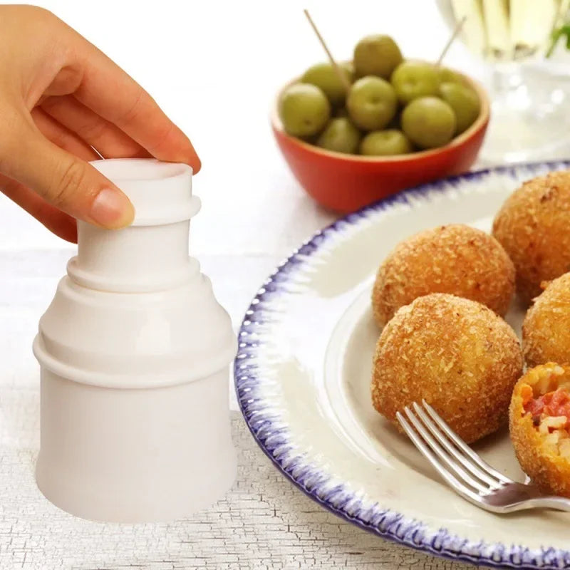 DIY Rice Ball /Sushi Maker Mold Tool Manufacture of Rice Balls Gourmet Molds Cone and Round Rice Ball Maker Kitchen Gadget Set Peaceful Pleasures Health and Wellness