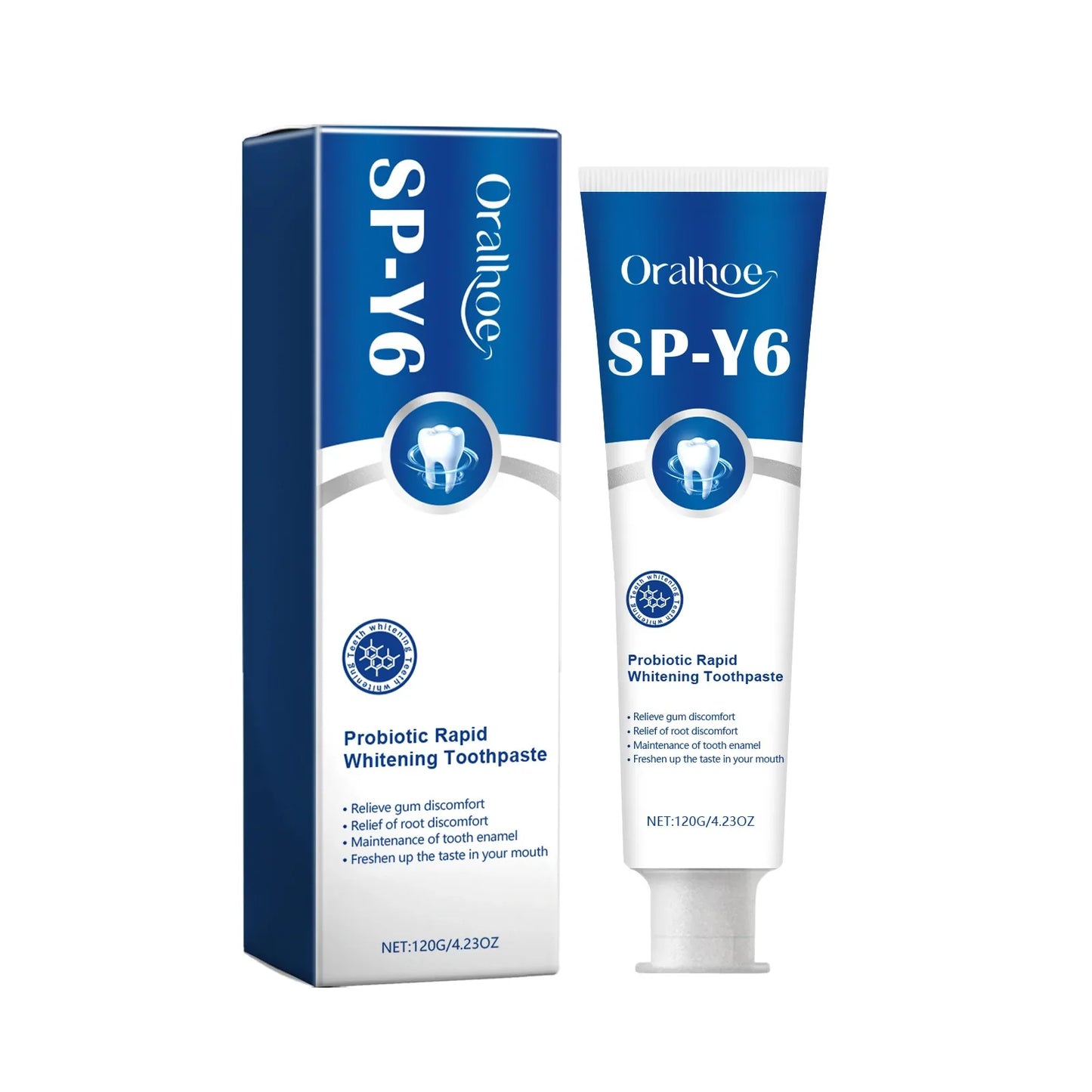 Oralhoe Probiotic Whitening Toothpaste – Fresh Breath 120g