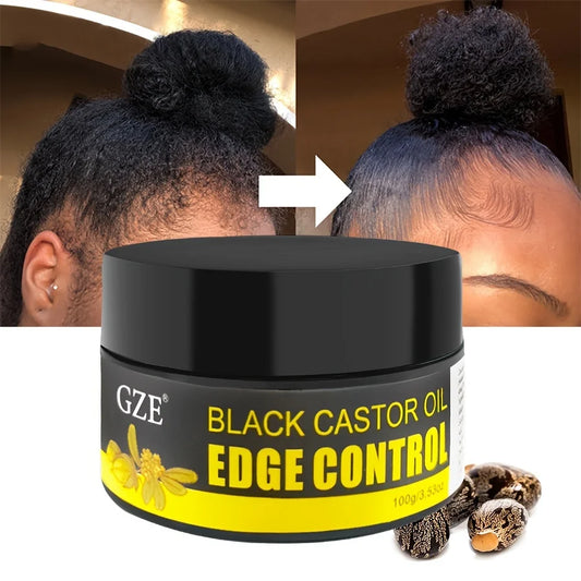 GZE African Black Castor Extra Hold Braid & Twist Styling Gel Hair Styling Gel Peaceful Pleasures Health and Wellness Default Title