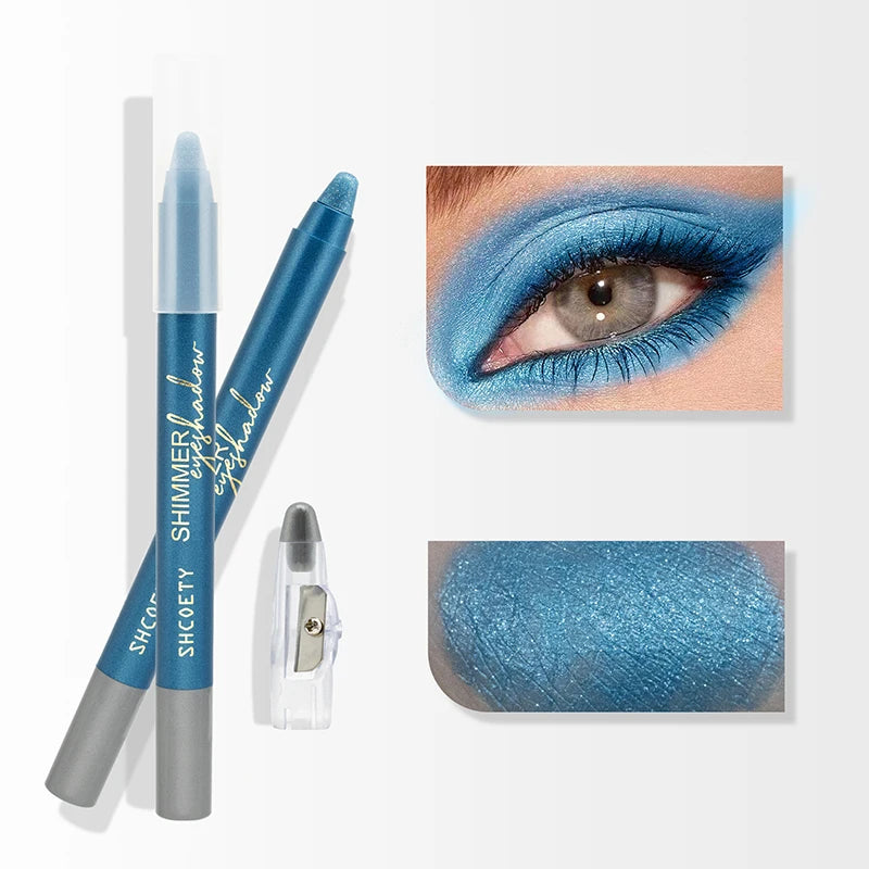 8 color pearl eyeshadow pencil, self-sharpening pencil eyeliner, undercover pencil, does not smudge, waterproof and long-lasting Peaceful Pleasures Health and Wellness SH137-08