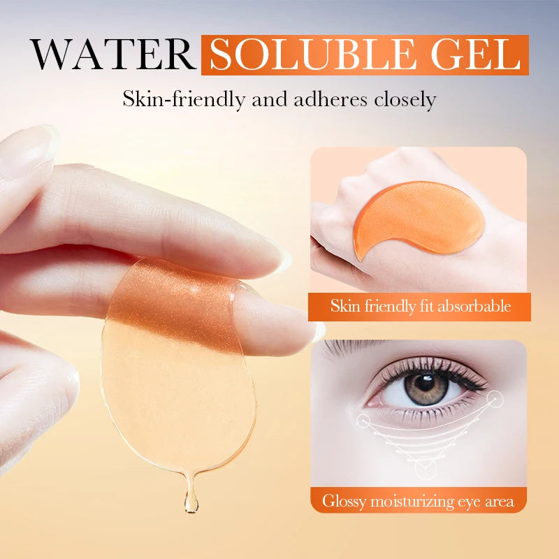 BIOAQUA Vitamin C Collagen Eye Masks 80pcs – Dark Circle Patches