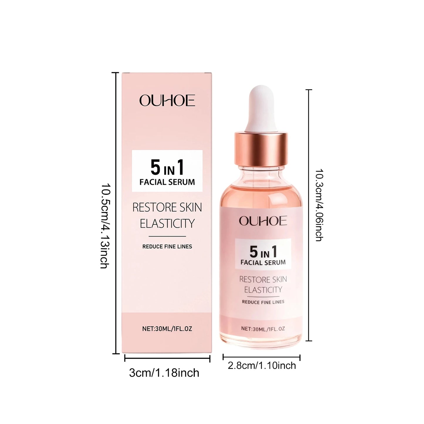 5-in-1 Vitamin C Niacinamide Face Serum – Brightening & Anti-Aging