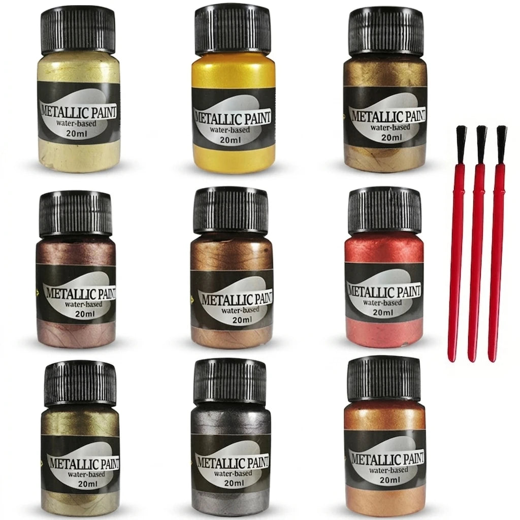 Neon Mica Pigment Powder Set – 6 or 9 Colors for Epoxy Resin, Soap Making, Nail Art & DIY Crafts
