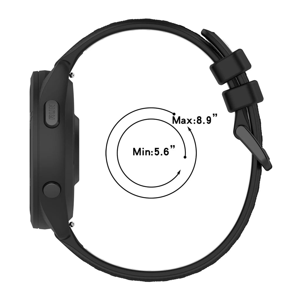 22mm Sport Silicone Watch Band – Xiaomi, Samsung & Garmin