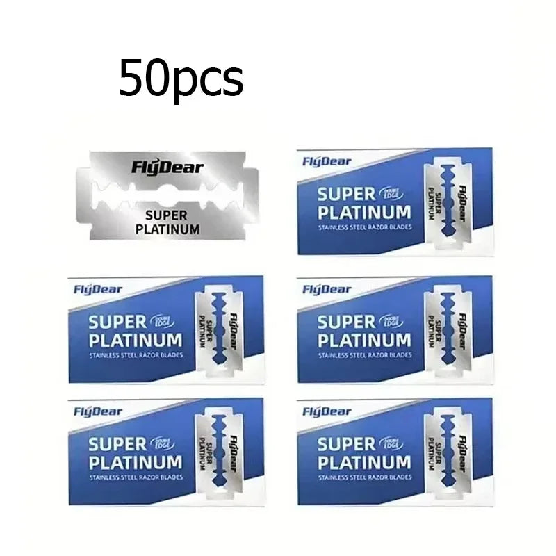 XMSJ Double Edge Safety Razor Blades – 10 Pack Stainless Steel