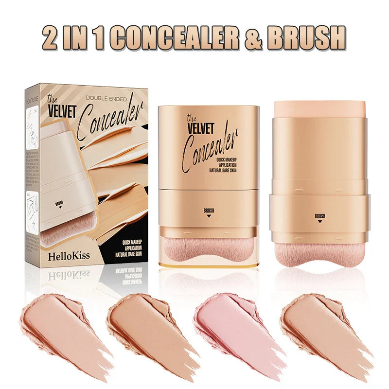 Hello Kiss 2-in-1 Concealer & Foundation Stick | Waterproof