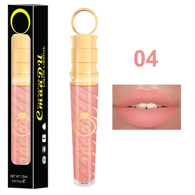 Cmaadu Matte Lip Gloss – Waterproof Long-Lasting Non-Stick