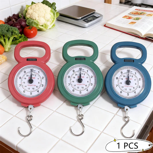 10kg Portable Spring Hook Scale – Fishing, Travel & Parcels Portable Spring Scale Peaceful Pleasures Health and Wellness