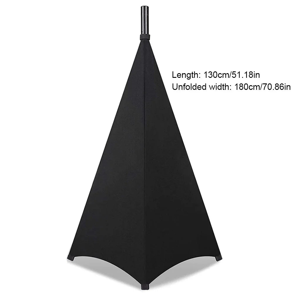 Universal Speaker Stand Cover Tripod Stand Cover Height Flexible Stretchable Floor Equipment Tool Blind Accessories Peaceful Pleasures Health and Wellness