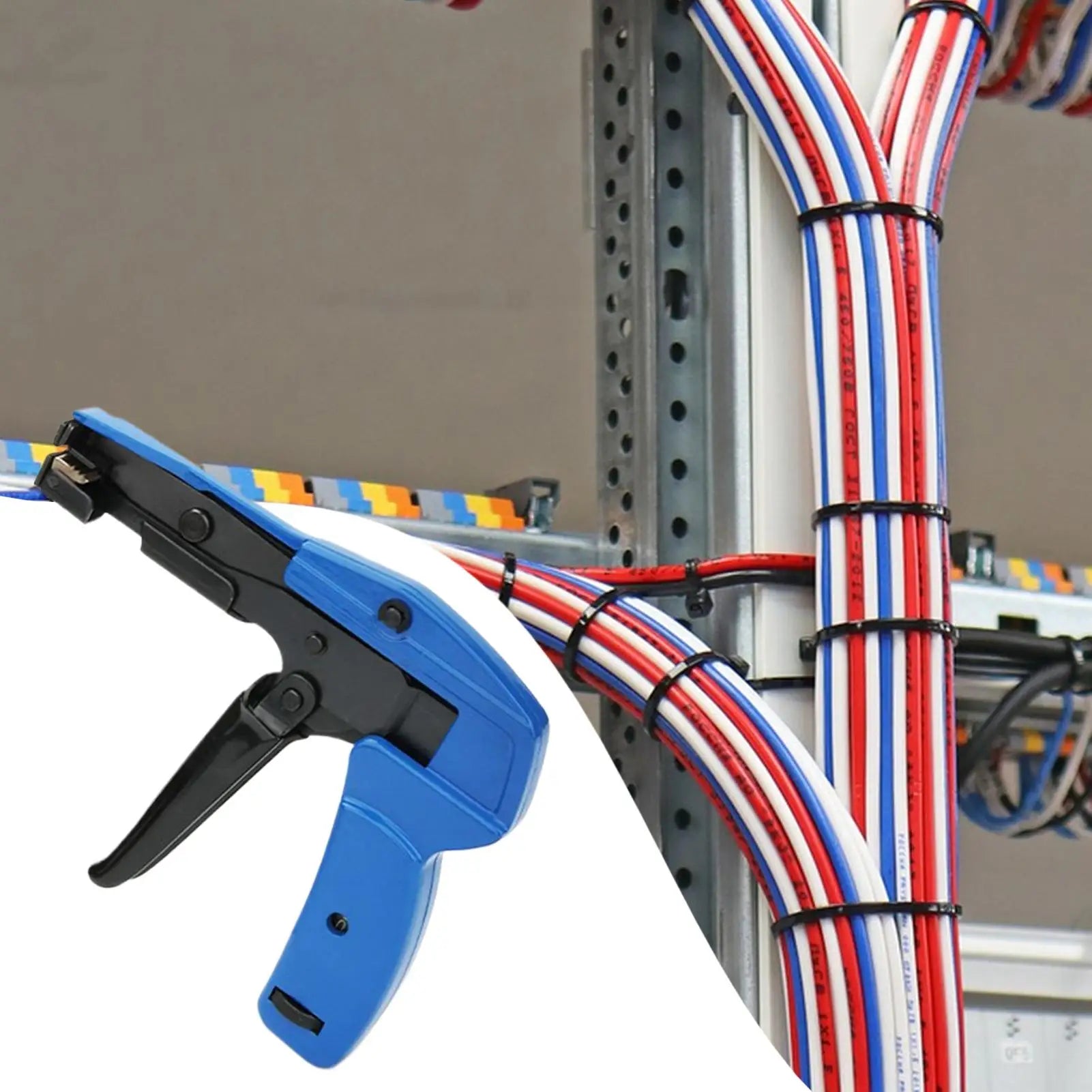 Cable Tie Tensioning & Cutting Tool | Nylon Zip Tie Gun Cable Tie Tool Peaceful Pleasures Health and Wellness