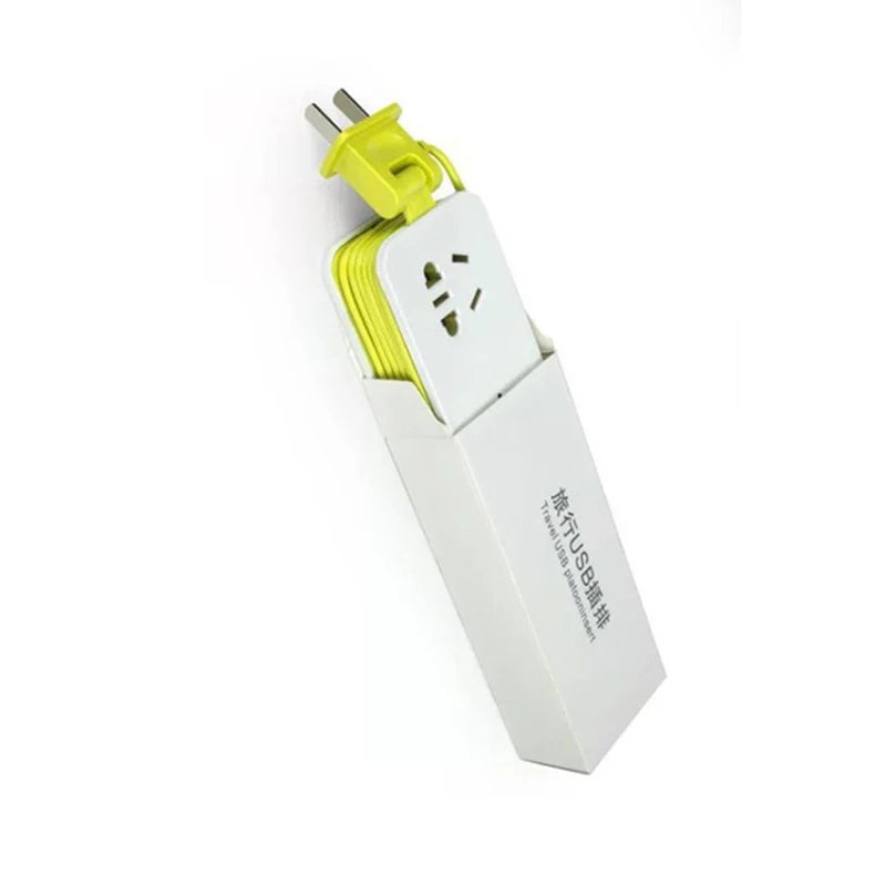 1.5M Extension Cord AC Outlets + 2 USB Ports Portable Power Strip Protector Peaceful Pleasures Health and Wellness