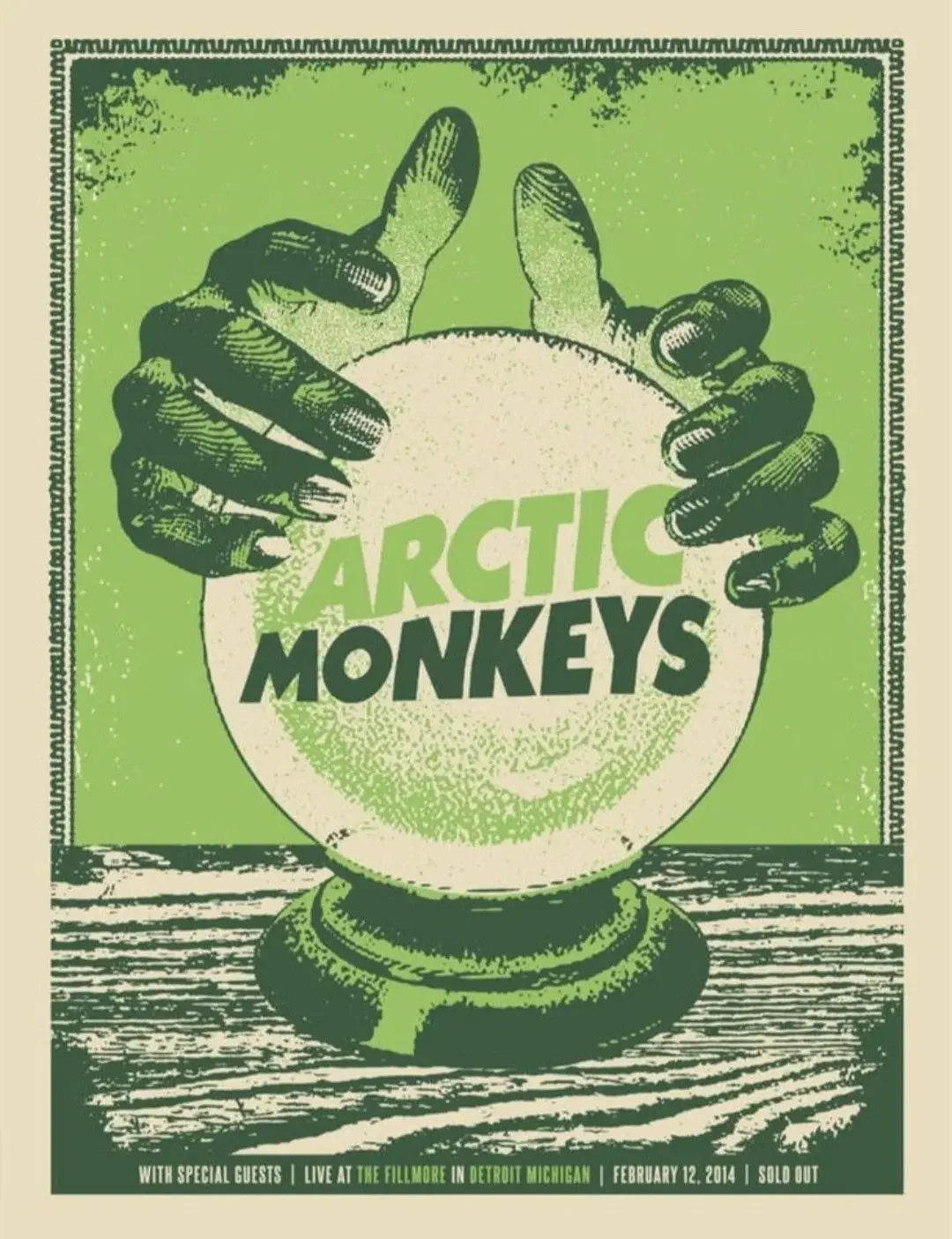Arctic Monkeys Vintage Rock Band Canvas Wall Art Poster | Unframed