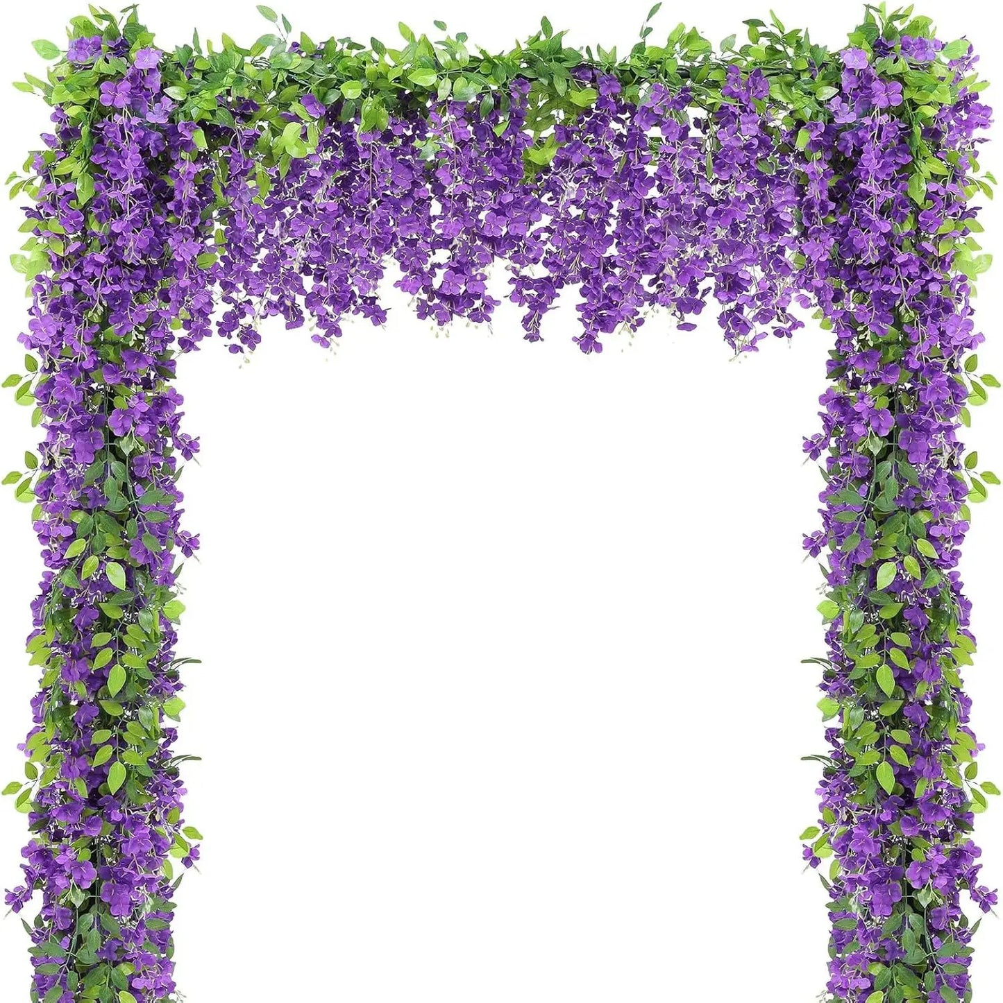 1.8M Silk Wisteria Flower Vine Garland | Wedding & Home Decor