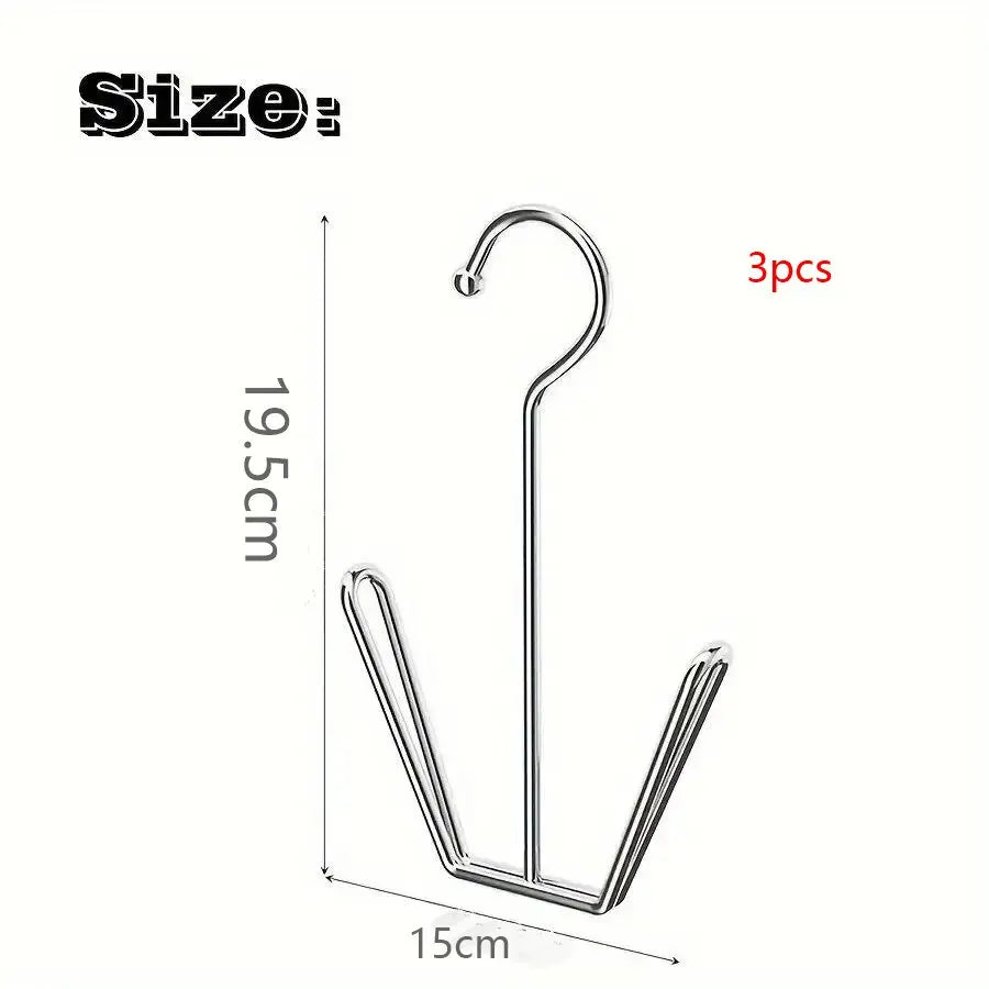 Stainless Steel Shoe Hanger Rack – Double Hook Drying Design