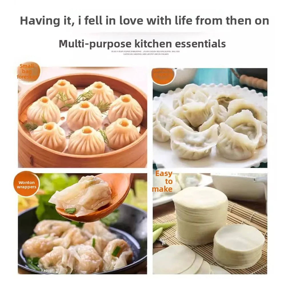 Dumpling Skin Round Cutter,Kitchen Pastry Circle Cutter Tool High-Grade 304 Stainless Steel,For Family Holiday Kitchen Gathering Peaceful Pleasures Health and Wellness