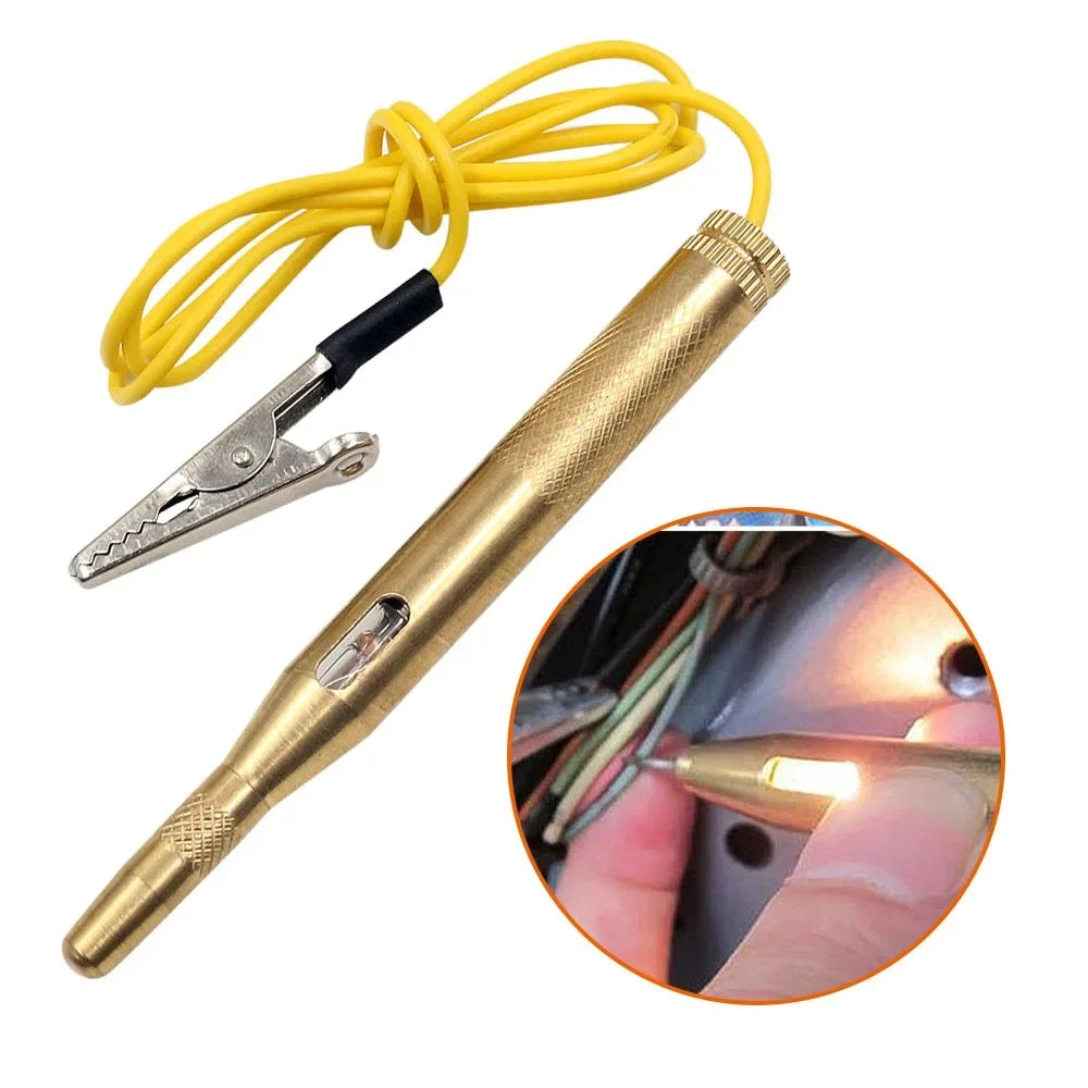 Practical New Test Pens Car Circuit Fuse Electrical Testers Voltage Tester 6V/12V/24V Probe Pen Pencil Test Light Peaceful Pleasures Health and Wellness
