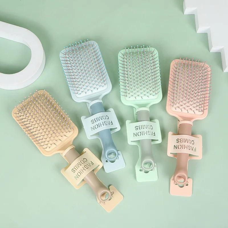 1-4pcs Creative Multi-Style ABS Air Cushion Comb Fashionable Hair Smoothing Square Massage Scalp Massage Hairdressing Comb Peaceful Pleasures Health and Wellness