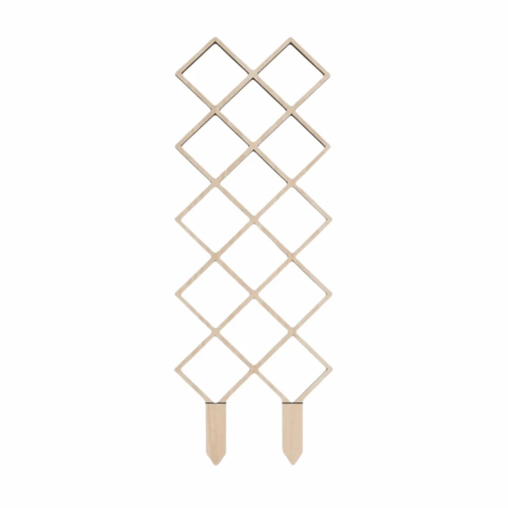 Wooden Plant Trellis | Geometric Climbing Vine Support Frame