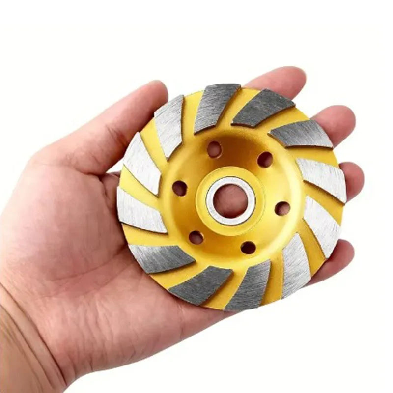 4 Inch Concrete Turbo Diamond Grinding Cup Wheel 12 Segs Heavy Duty Angle Grinder Wheels For Angle Grinder Peaceful Pleasures Health and Wellness