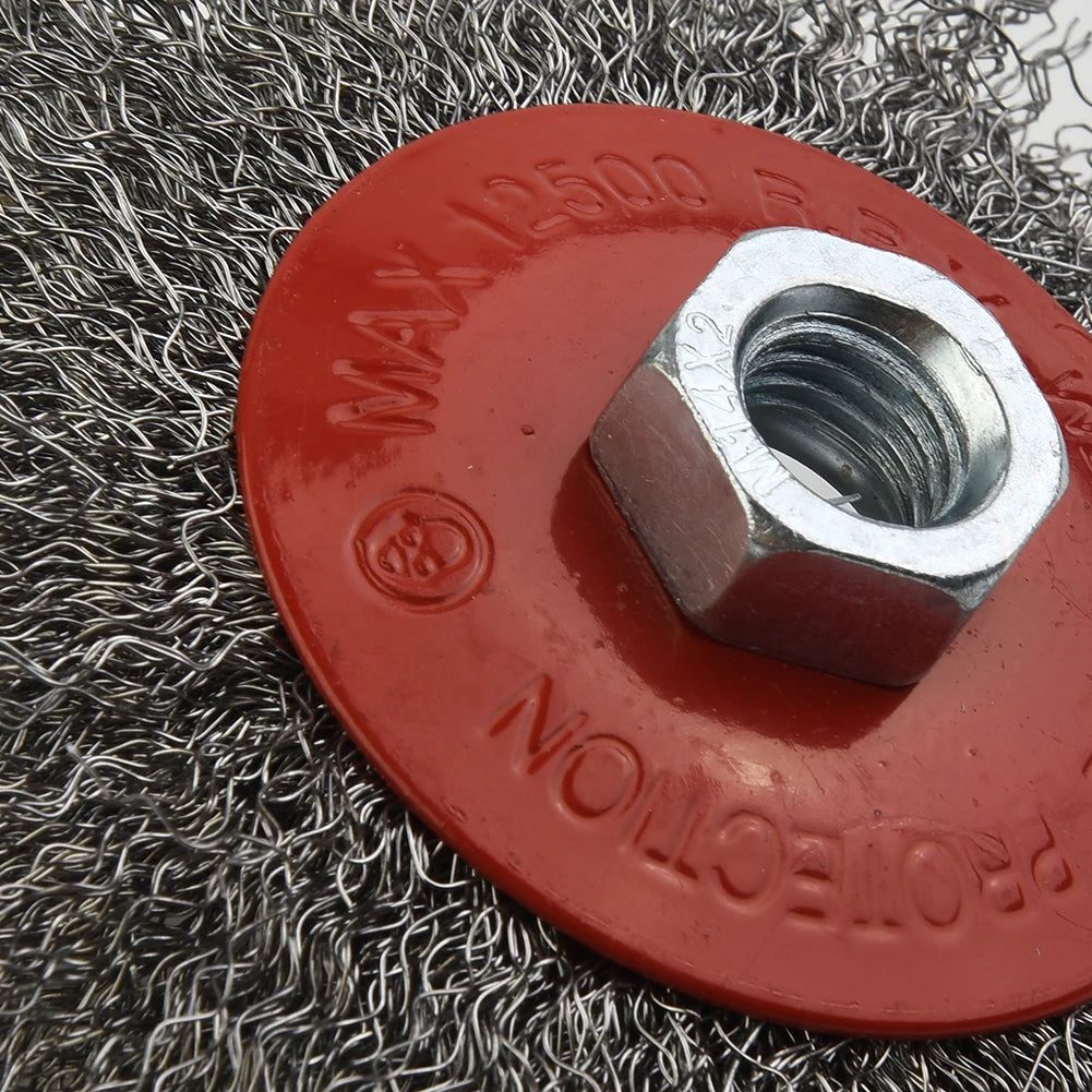 Stainless Steel Wire Wheel Brush Bench Grinder Abrasive Polishing