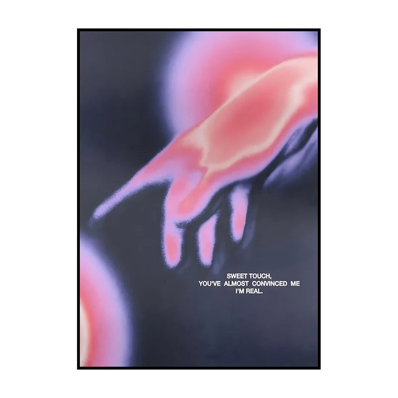 Abstract Hazy Beauty Canvas Poster | Vintage Wall Art Print Canvas Wall Art Peaceful Pleasures Health and Wellness J0041-4 30x40cm Unframed