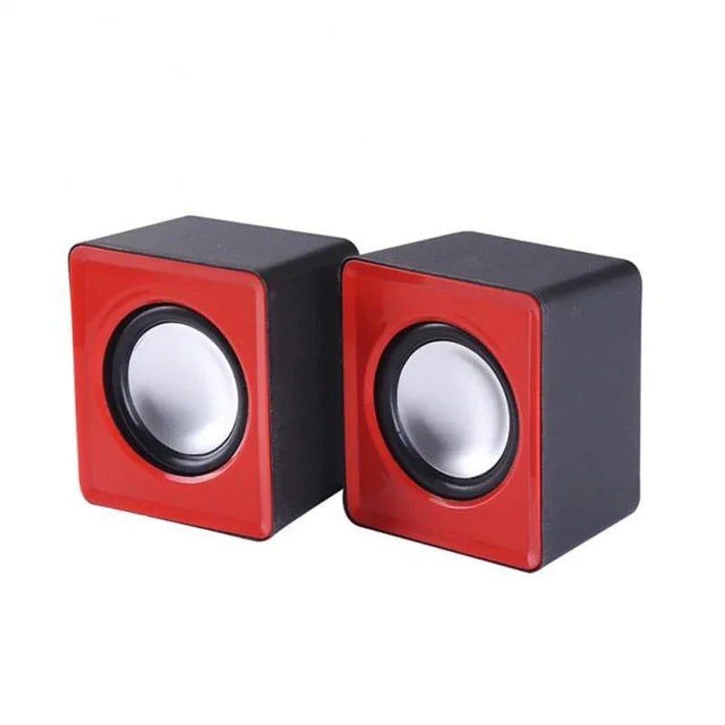AyeBeau Mini USB Stereo Speakers for PC, Laptop & Desktop